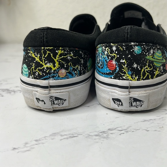 Vans - Kids Classic Slip-On Cosmic Glow Shoes Size 2.5 - Picture 6 of 14